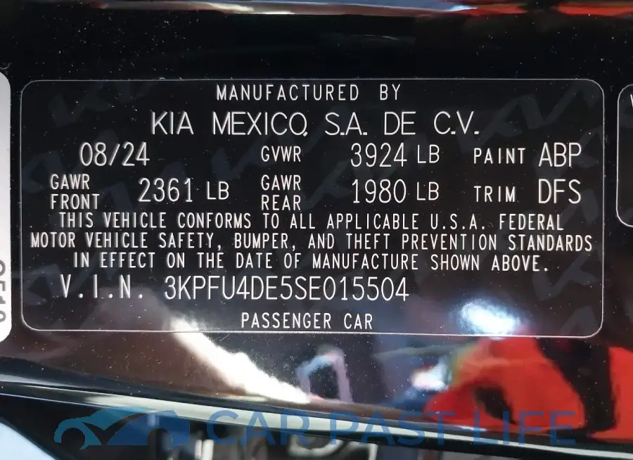 3KPFU4DE5SE015504# 9