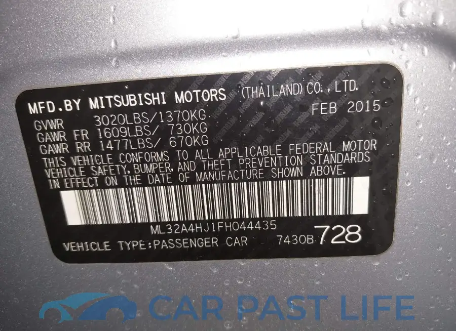 ML32A4HJ1FH044435# 9