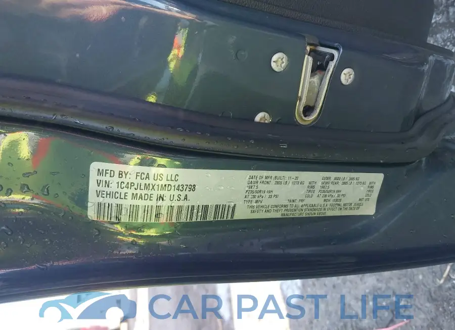 1C4PJLMX1MD143798# 9