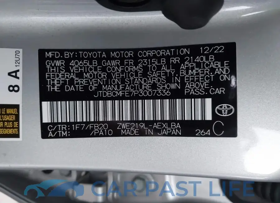 JTDBCMFE7P3007336# 9