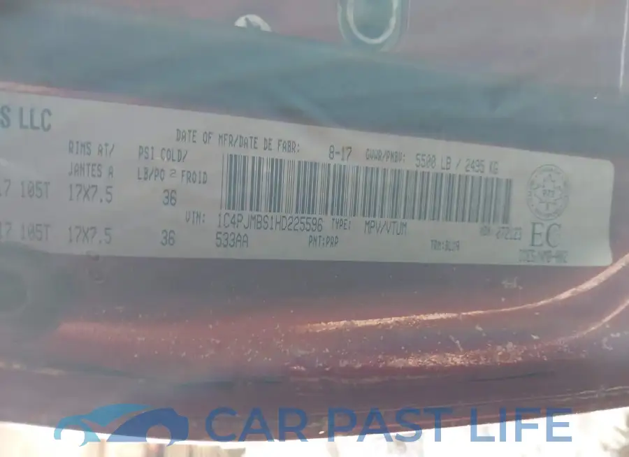 1C4PJMBS1HD225596# 9