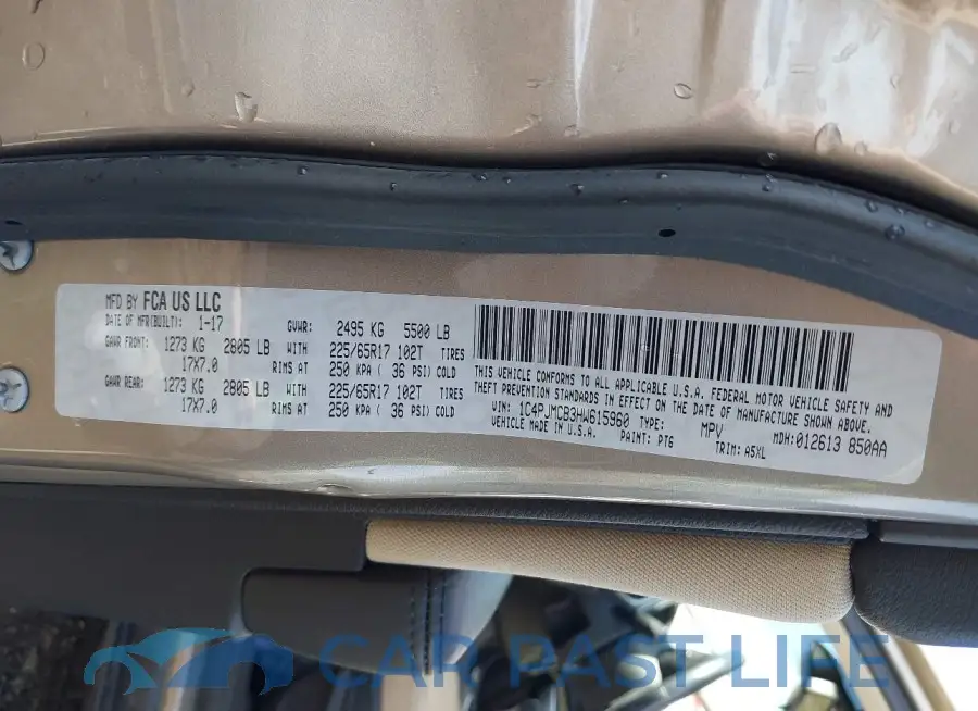 1C4PJMCB3HW615960# 9