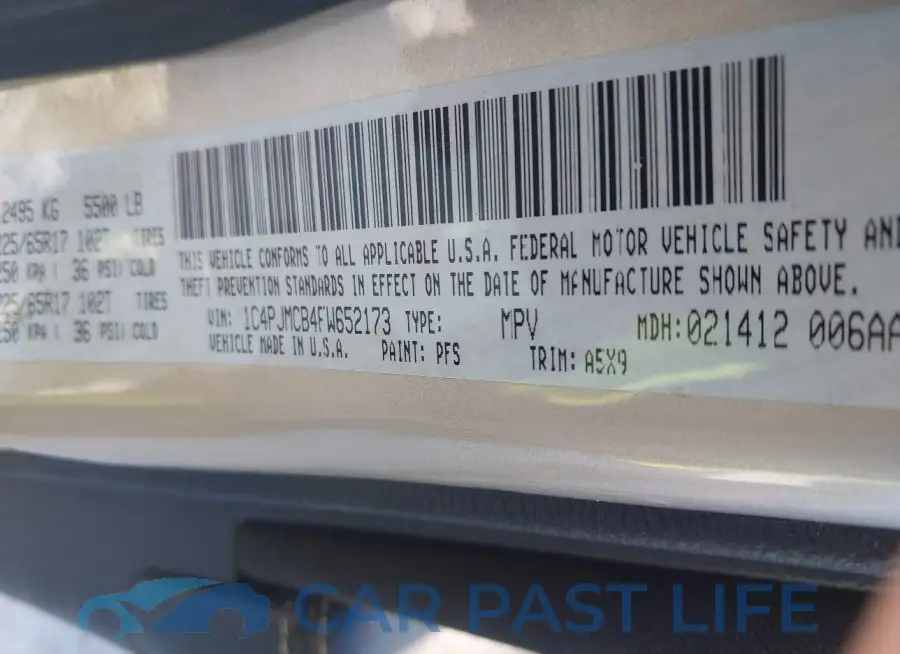 1C4PJMCB4FW652173# 9