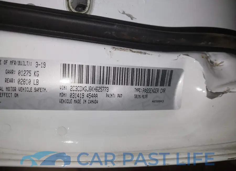 2C3CDXGJ6KH625773# 9