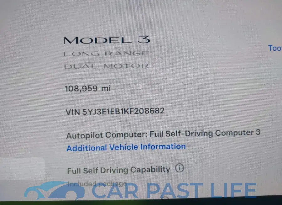 5YJ3E1EB1KF208682# 7