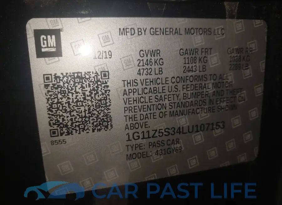 1G11Z5S34LU107153# 9