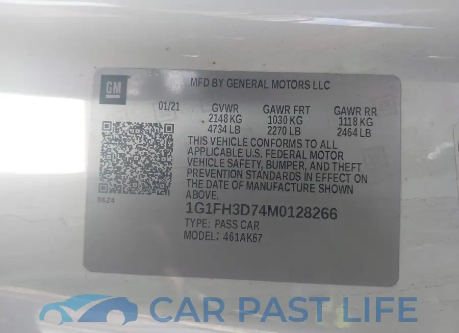 1G1FH3D74M0128266# 9