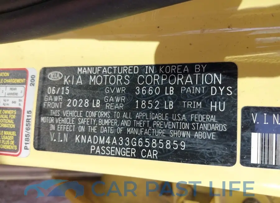 KNADM4A33G6585859# 9