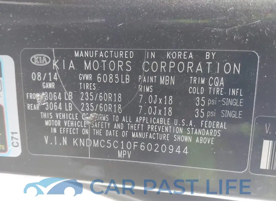 KNDMC5C10F6020944# 9