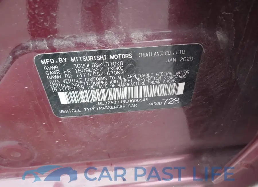 ML32A3HJ8LH006545# 9