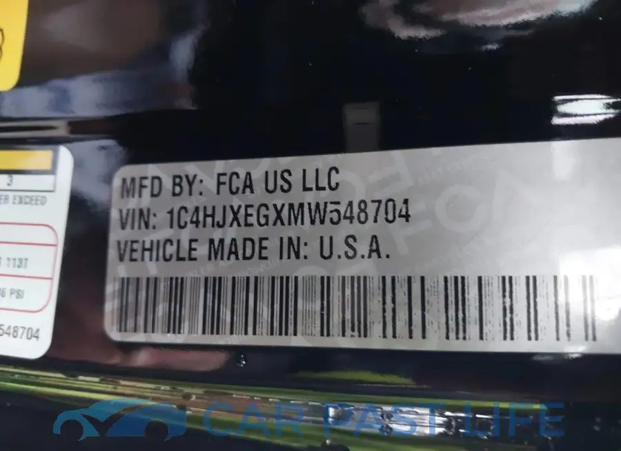 1C4HJXEGXMW548704# 9