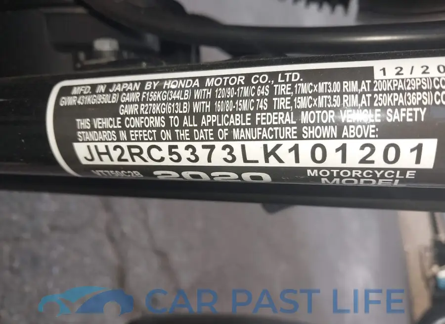 JH2RC5373LK101201# 10