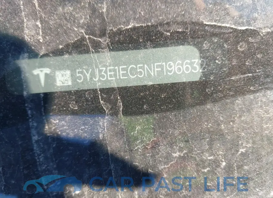 5YJ3E1EC5NF196632# 9