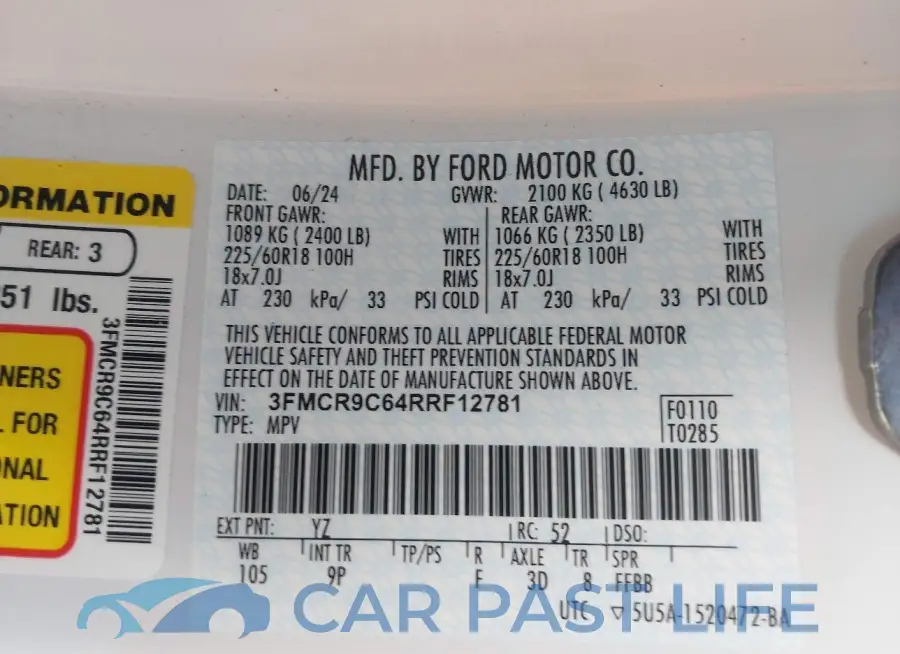 3FMCR9C64RRF12781# 9