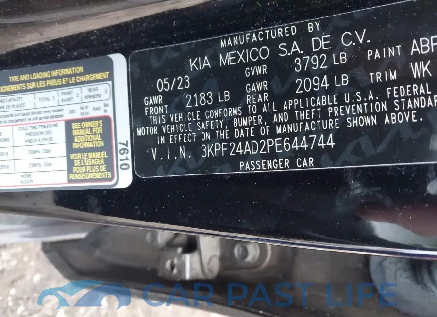 3KPF24AD2PE644744# 9