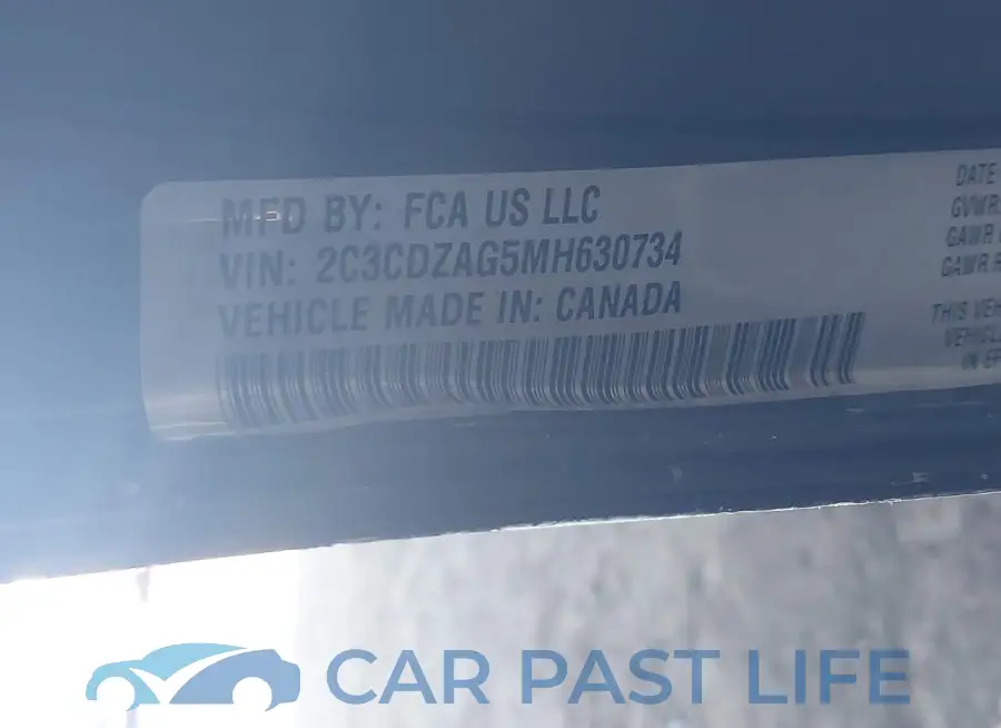 2C3CDZAG5MH630734# 9