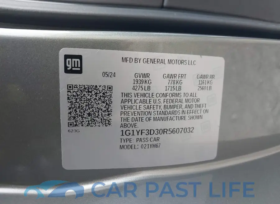 1G1YF3D30R5607032# 17