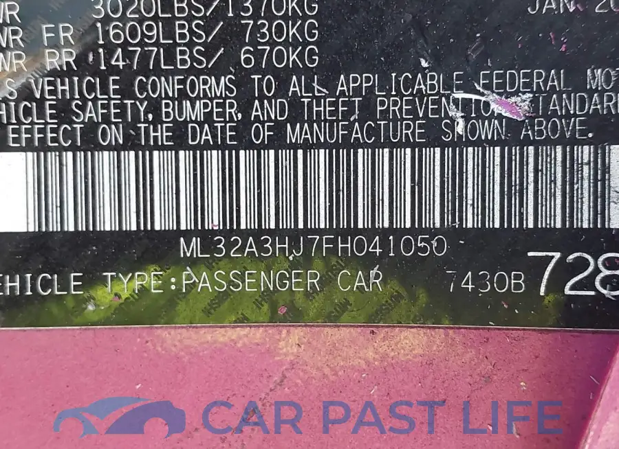 ML32A3HJ7FH041050# 9