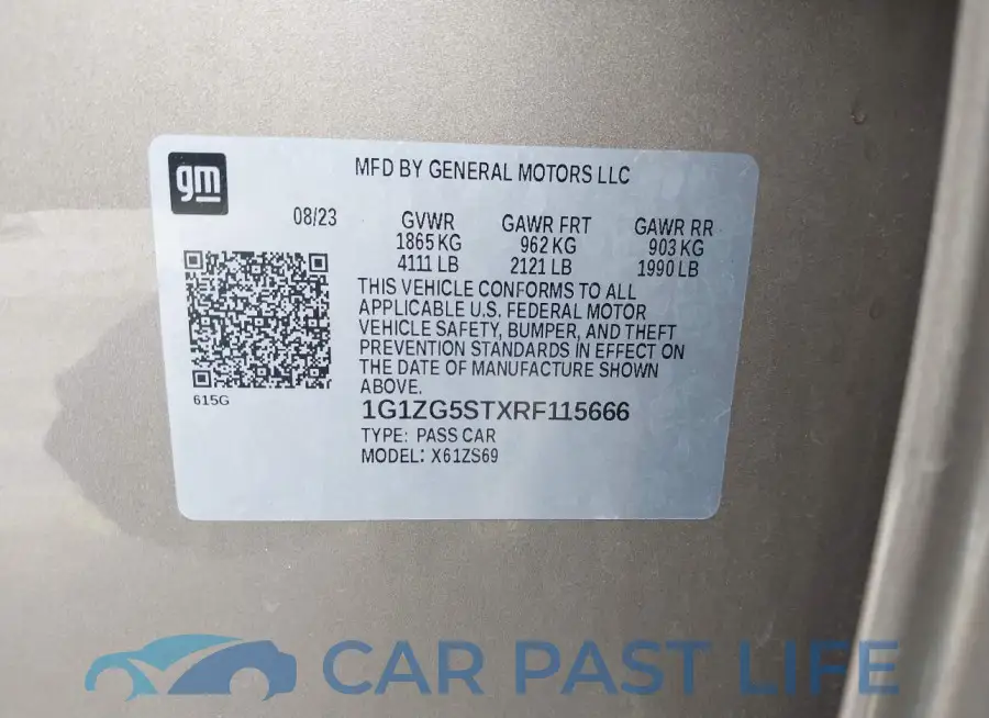 1G1ZG5STXRF115666# 9