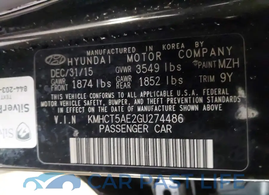 KMHCT5AE2GU274486# 9