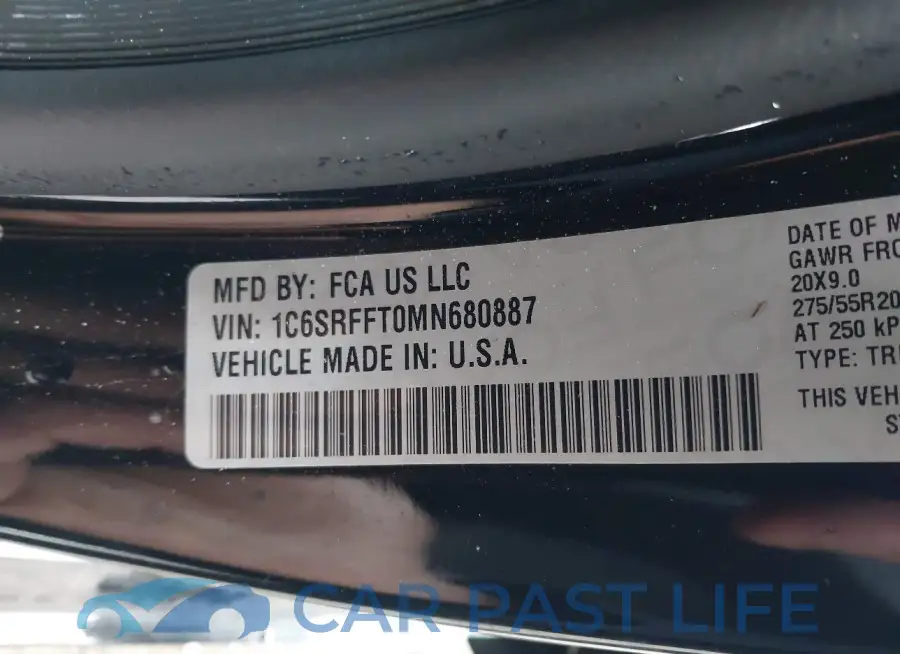 1C6SRFFT0MN680887# 9