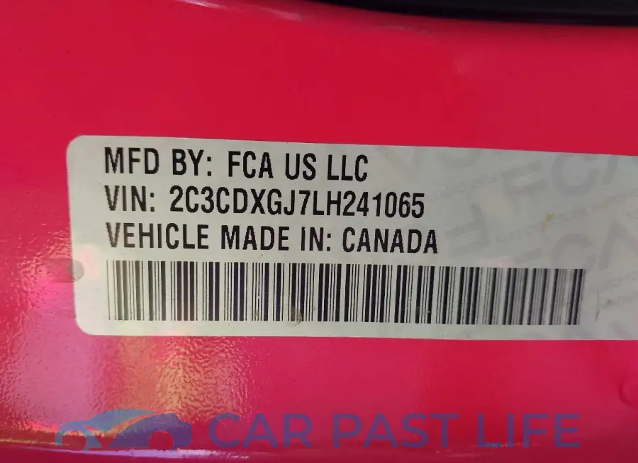 2C3CDXGJ7LH241065# 9
