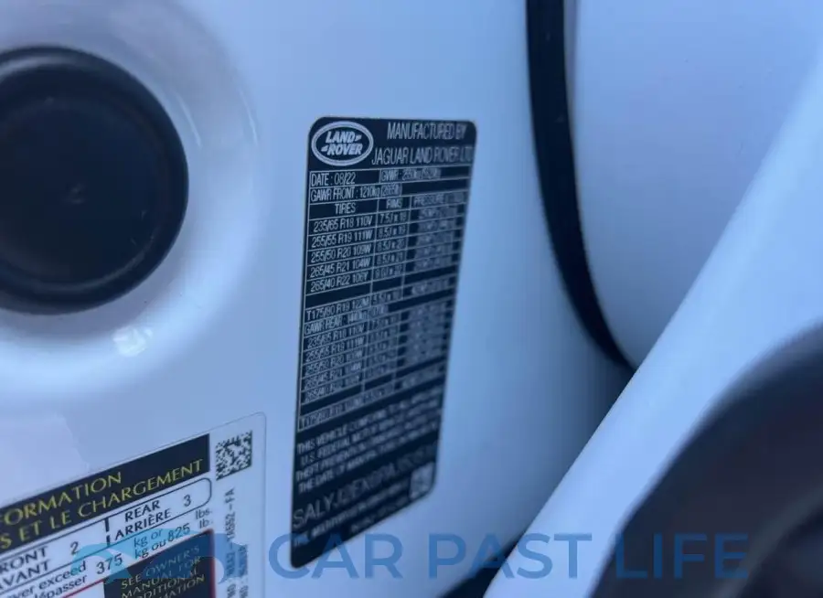 SALYJ2EX6PA353518# 9