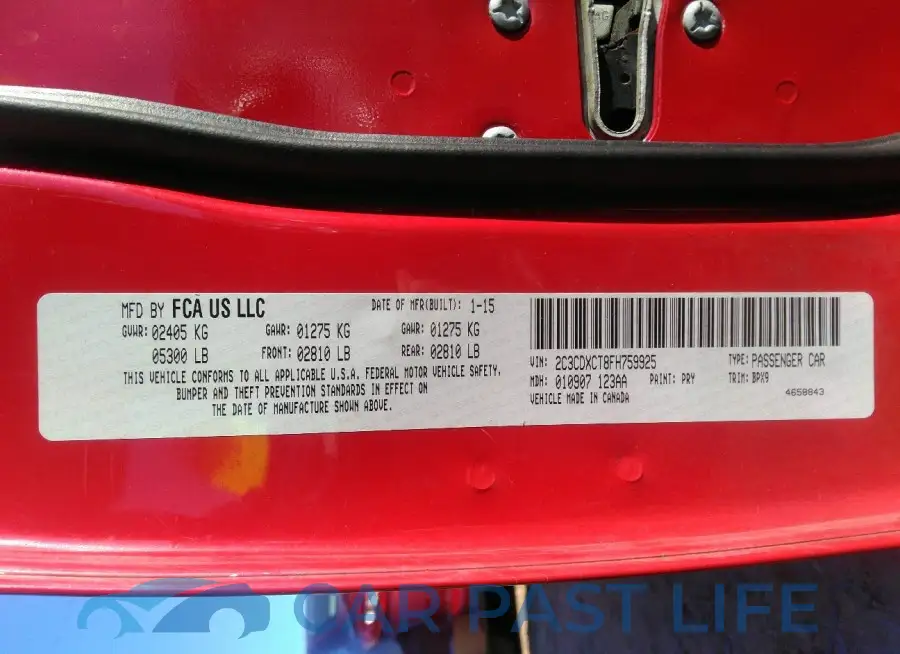 2C3CDXCT8FH759925# 9