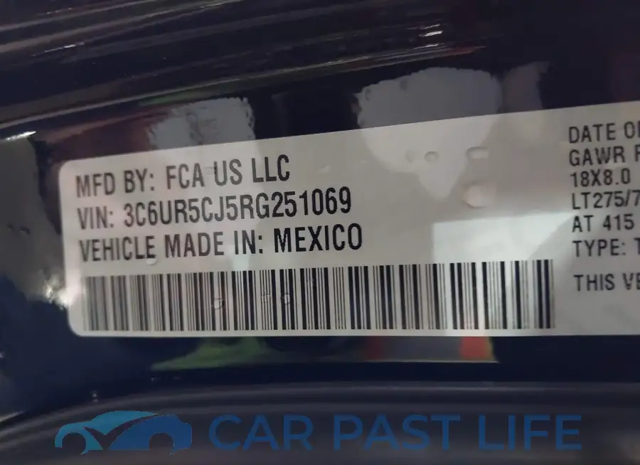 3C6UR5CJ5RG251069# 9