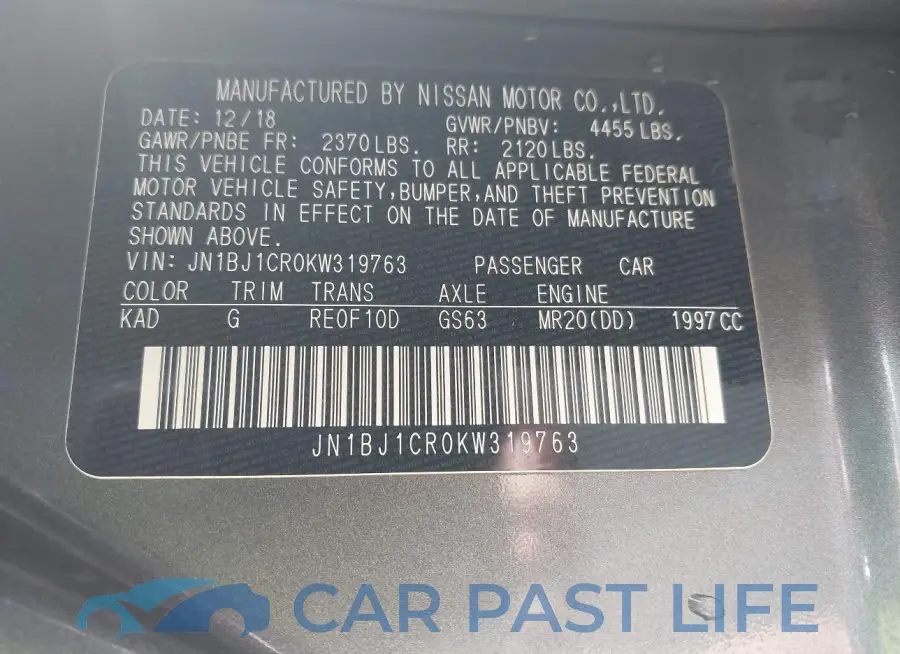 JN1BJ1CR0KW319763# 9
