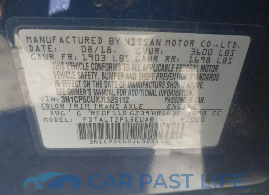3N1CP5CUXJL525112# 9