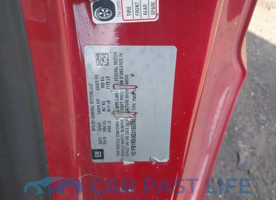 1G1FB1RX9G0188546# 9