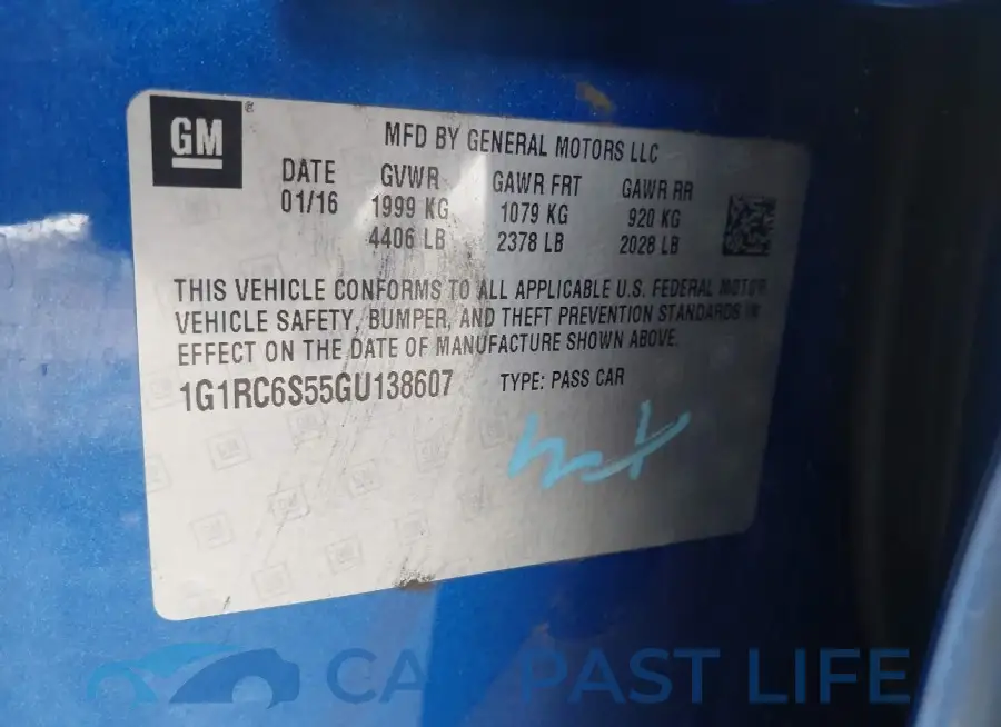 1G1RC6S55GU138607# 9