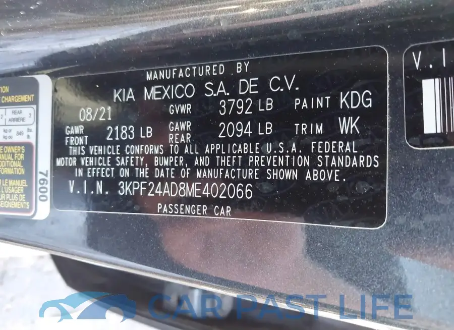 3KPF24AD8ME402066# 9