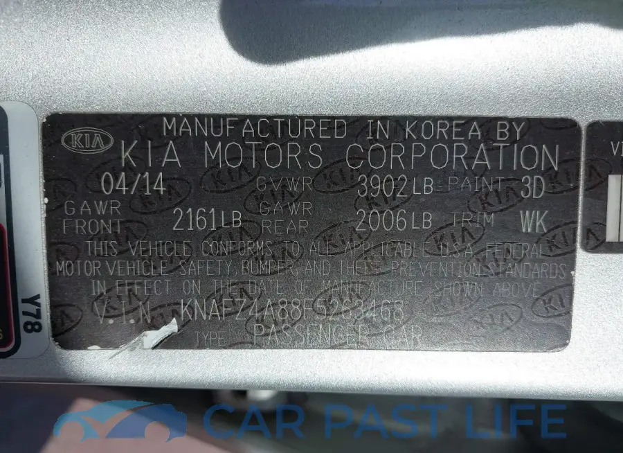 KNAFZ4A88F5263468# 9