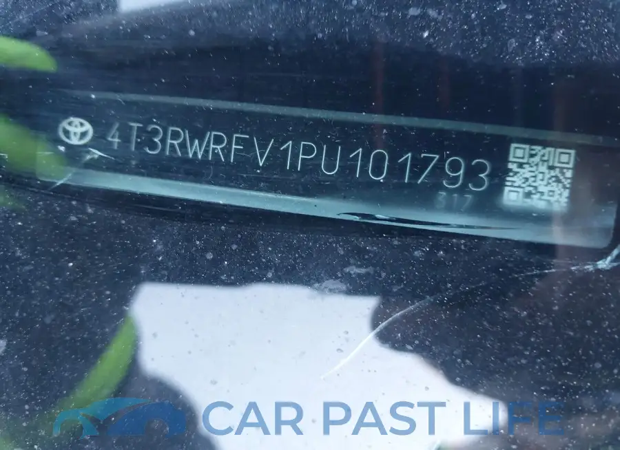 4T3RWRFV1PU101793# 9