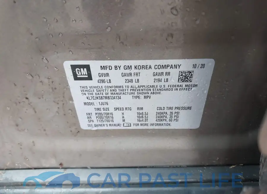 KL7CJKSB7MB334134# 9
