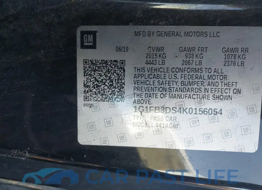 1G1FB3DS4K0156054# 9