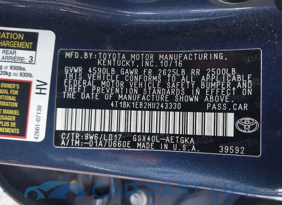 4T1BK1EB2HU243330# 9