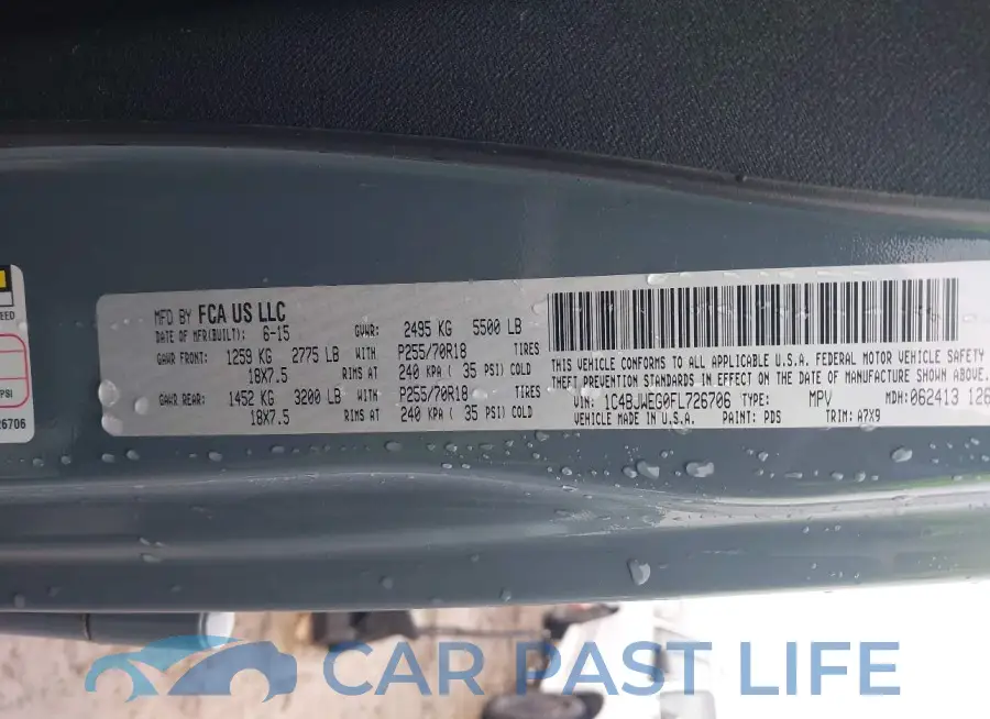 1C4BJWEG0FL726706# 9