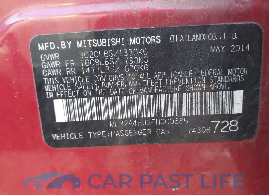 ML32A4HJ2FH000685# 9