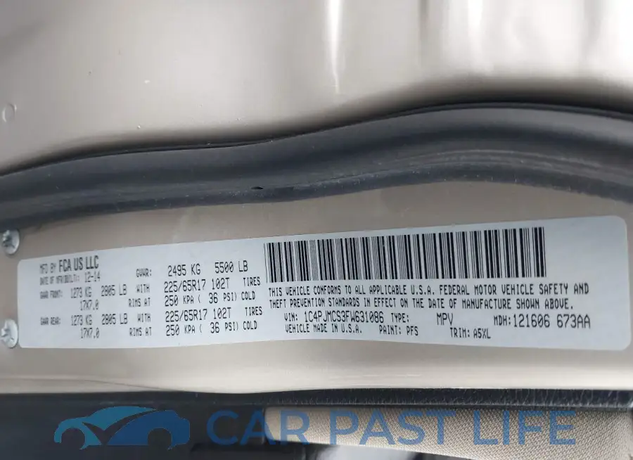 1C4PJMCS3FW631086# 9