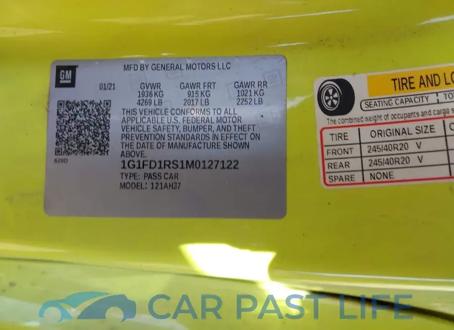 1G1FD1RS1M0127122# 9