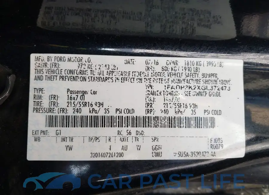 1FADP3K2XGL372473# 9