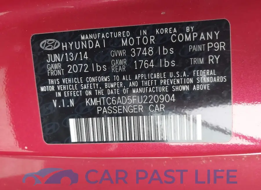 KMHTC6AD5FU220904# 9
