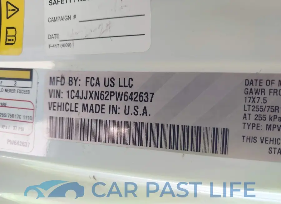 1C4JJXN62PW642637# 9