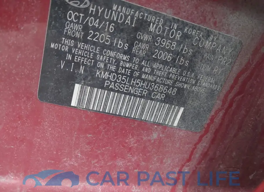 KMHD35LH5HU368648# 9