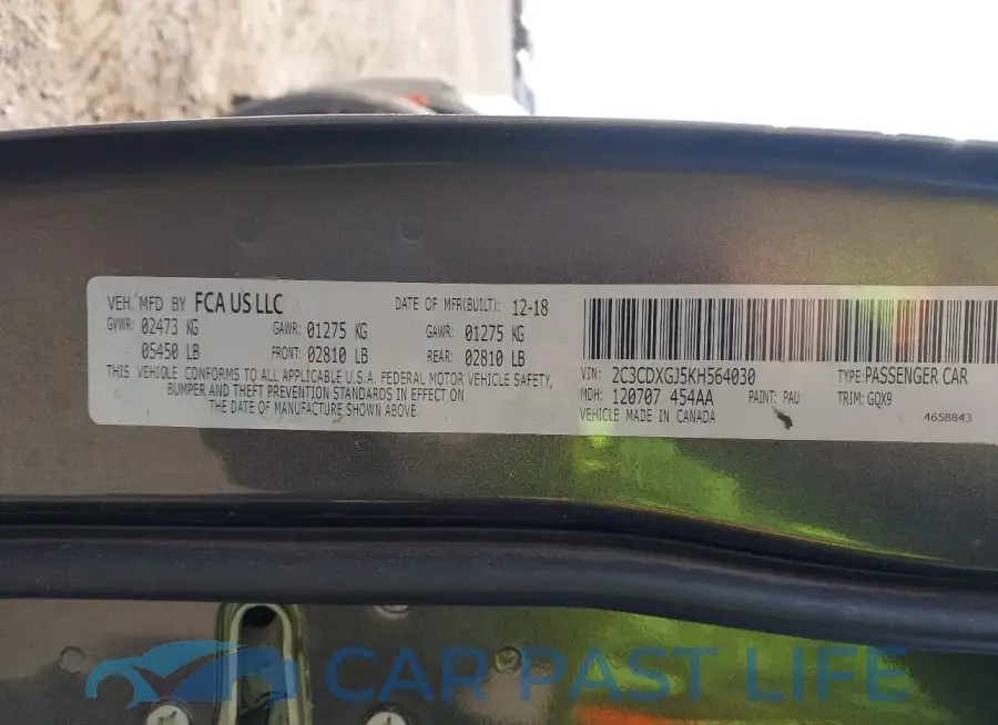 2C3CDXGJ5KH564030# 9