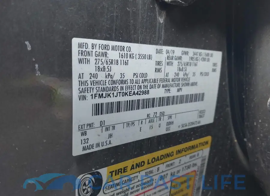 1FMJK1JT0KEA42988# 9