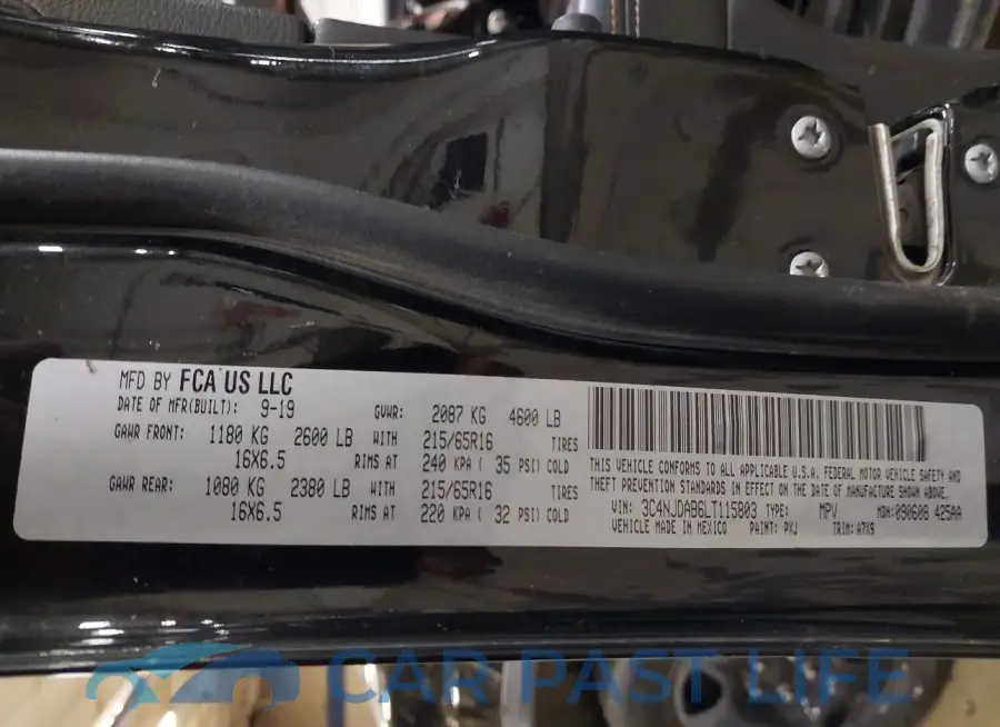 3C4NJDAB6LT115803# 9